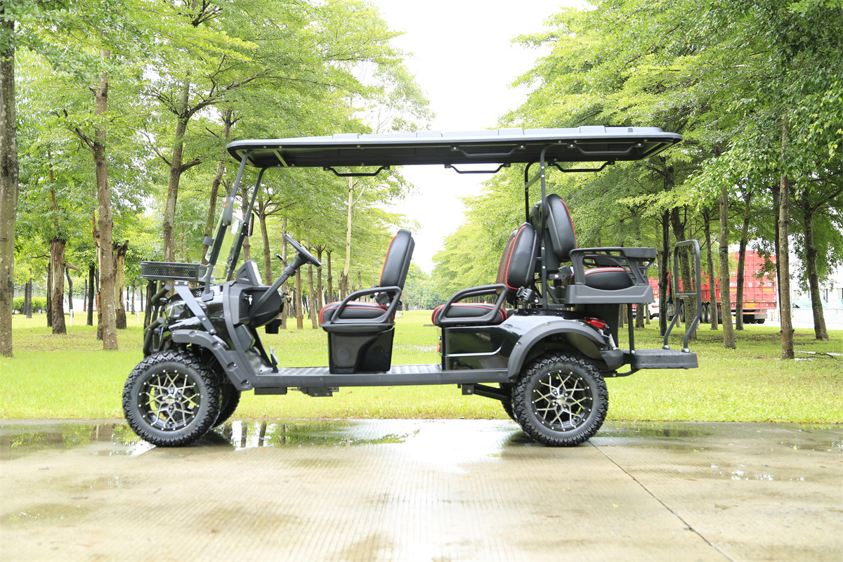 wholesale 4+2 Seaters 48V golf cart electric utility vehicle golf cart 6 seater golf cart luxury