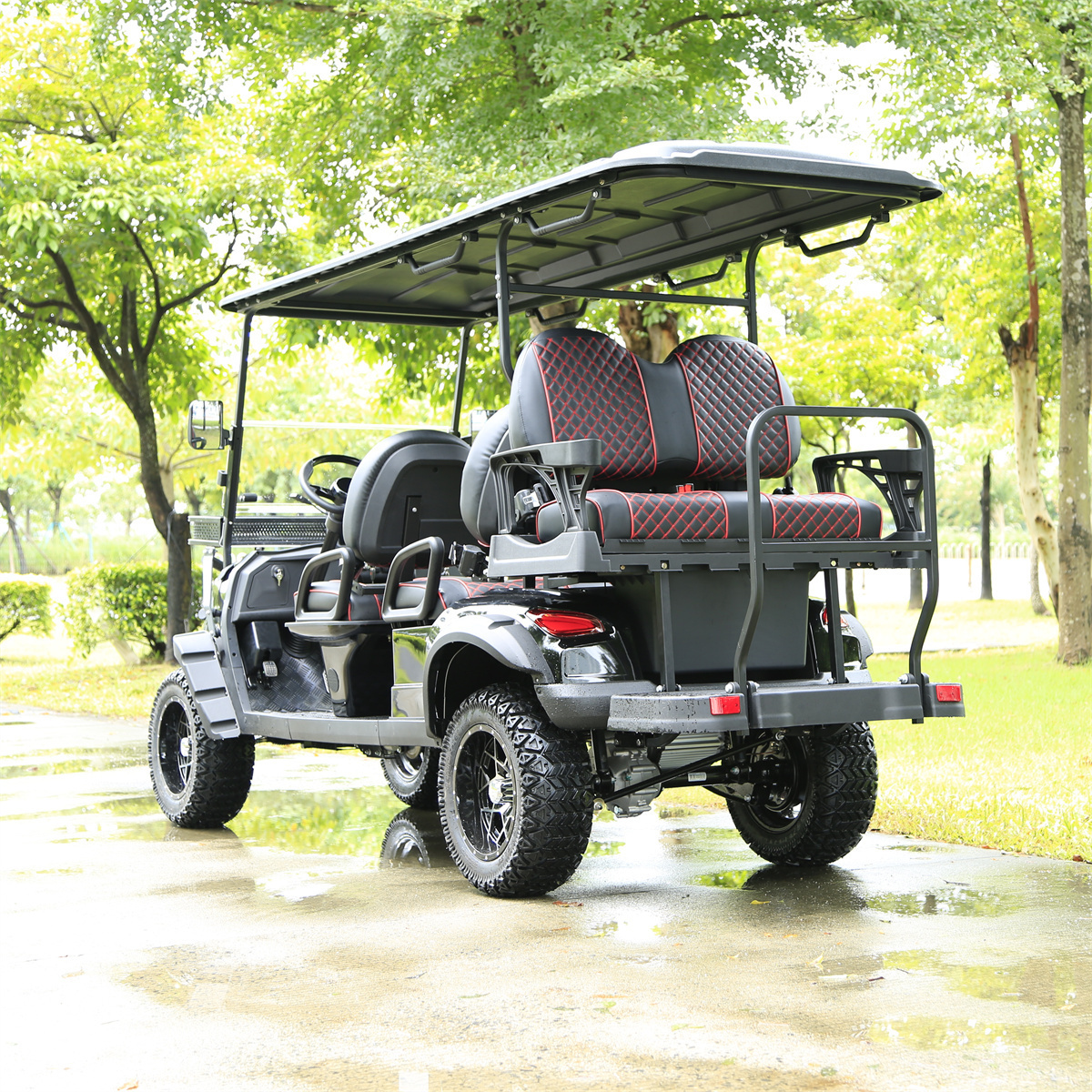 wholesale 4+2 Seaters 48V golf cart electric utility vehicle golf cart 6 seater golf cart luxury