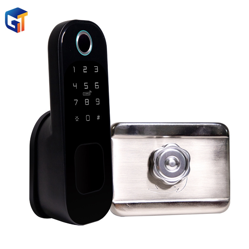 G-Tech plus Keyplus Electronic Security Smart APP WiFi Digital Code IC Card Biometric Fingerprint Door Lock for Home