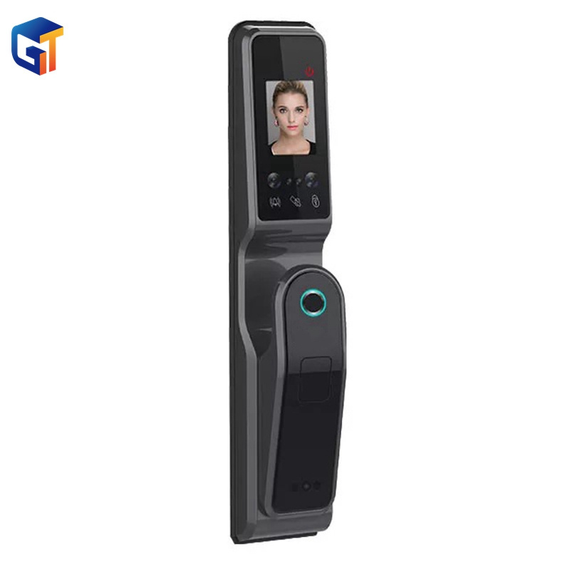 G-Tech plus smart door lock fingerprint wifi tuya glass door fingerprint lock opens with Camera recognition