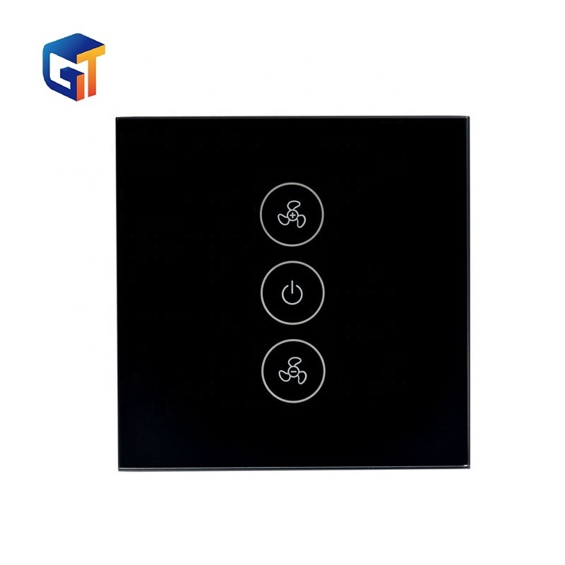 G-Tech plus Smart Fan Light Switch Touch Panel Electric Wifi Ceiling Fan Regulator Switch Supports Alexa and Google Home