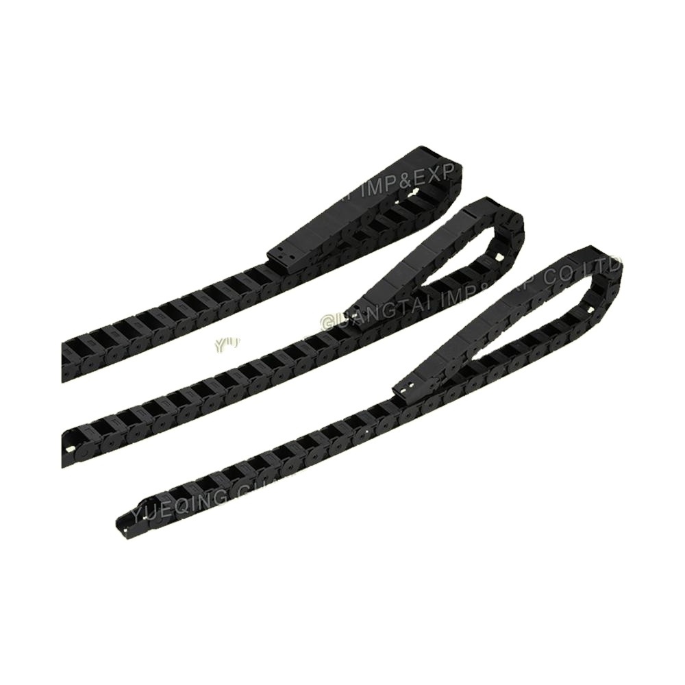 High Quality 18*25mm Protective Nylon Semi-Enclosed Open Inside Type cable carrier Towline Drag Chain