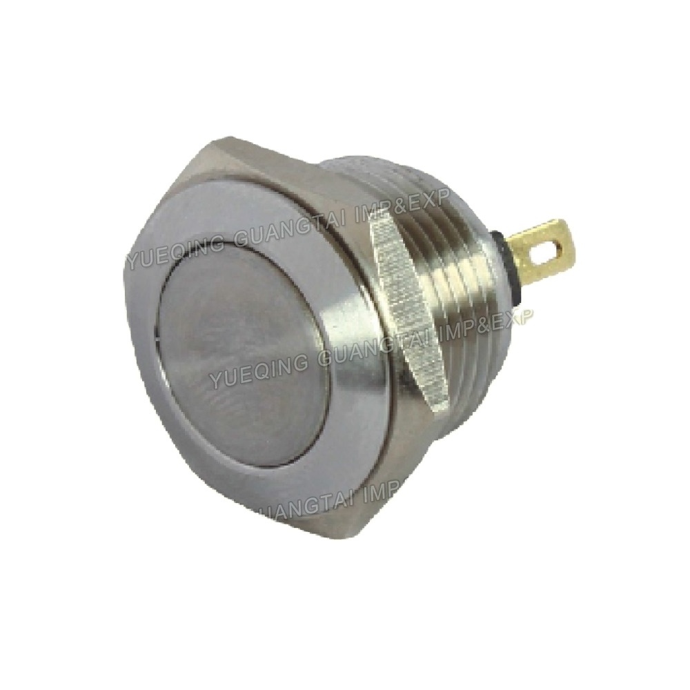 High Quality Industrial 2 4 6 pin Mini metal push button switch 12V 24V 12mm on off pushbutton switch