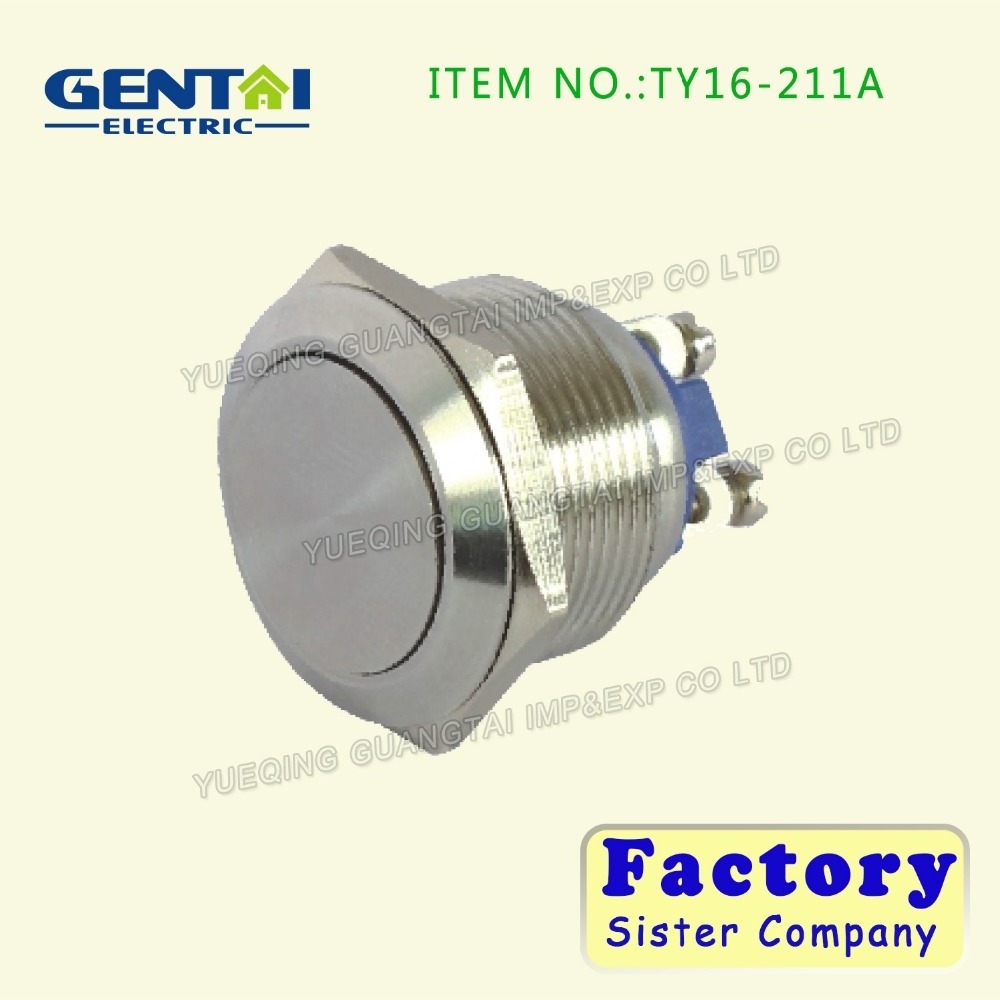 High Quality Industrial 2 4 6 pin Mini metal push button switch 12V 24V 12mm on off pushbutton switch