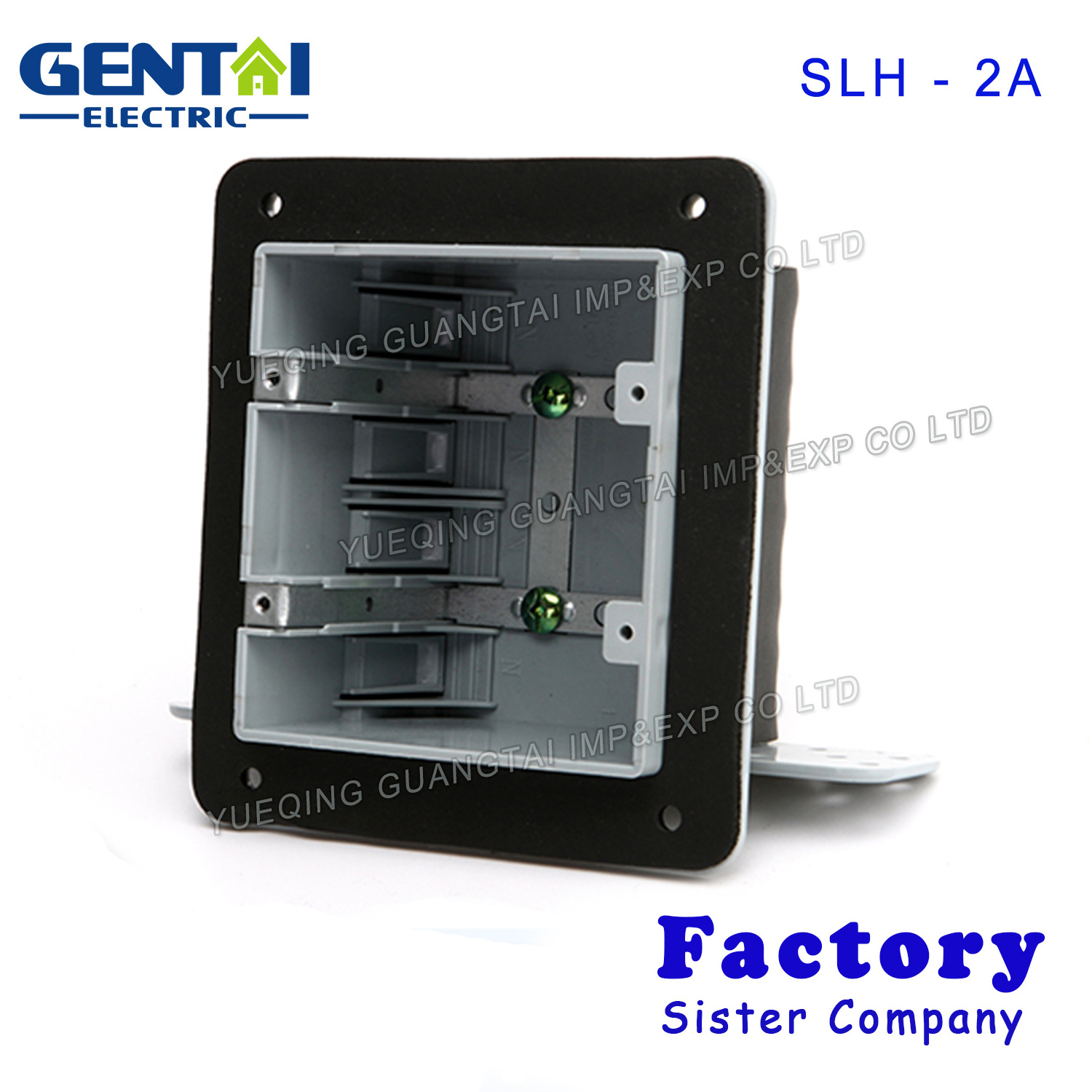 High quality 2 gang switch plastic waterproof wiring box junction box