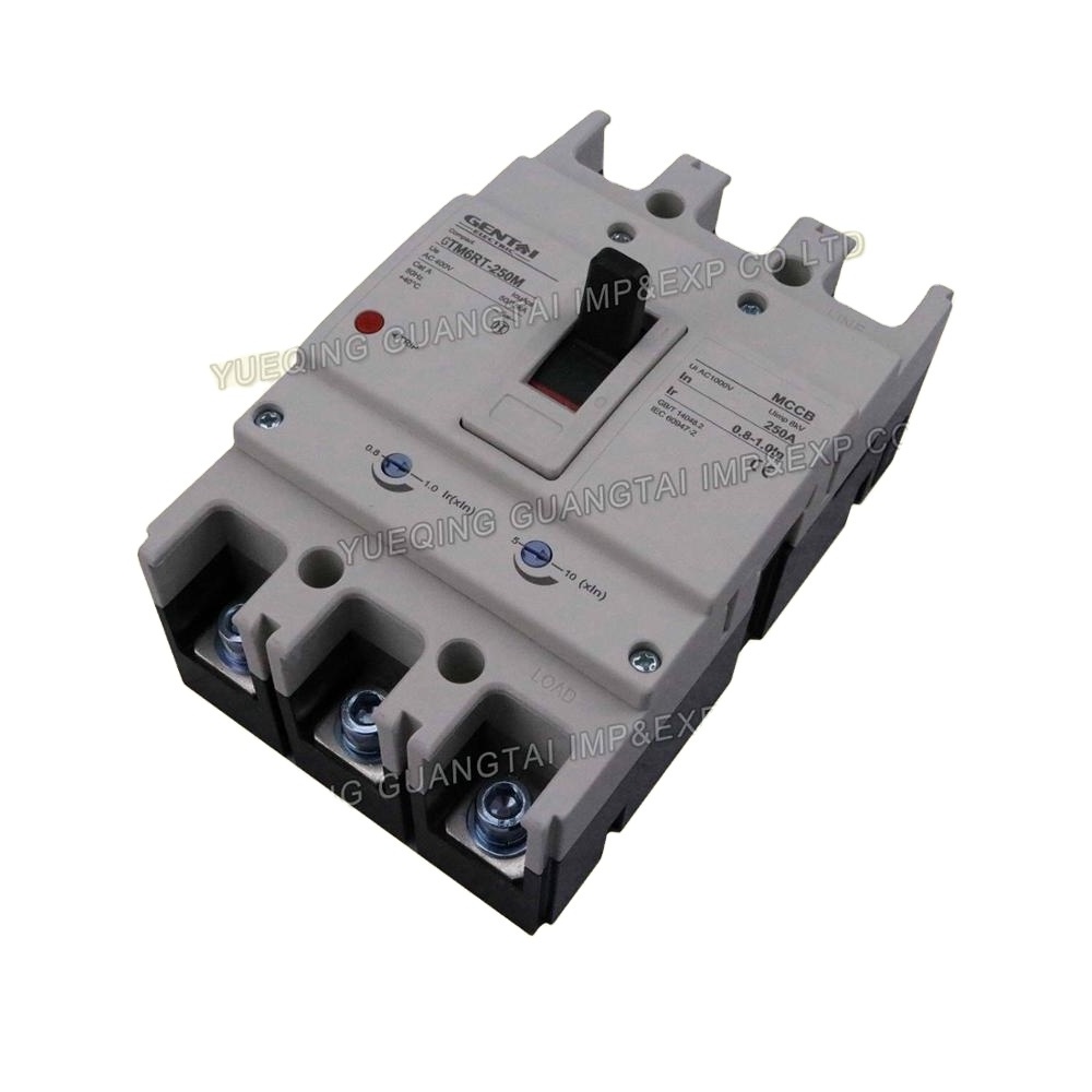 High Quality 3P 4P 160A 250A MCCB Thermomagnetic Adjustable Type Moulded Case Circuit Breaker