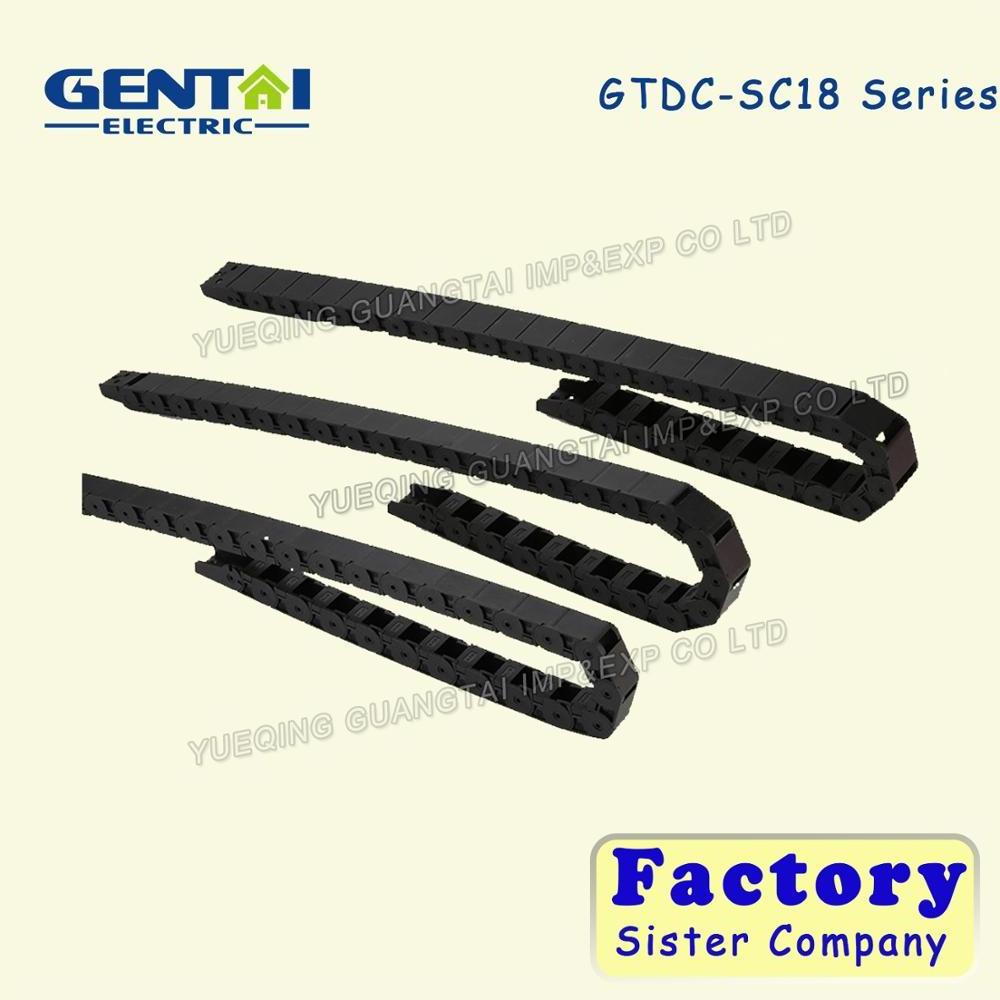 High Quality 18*25mm Protective Nylon Semi-Enclosed Open Inside Type cable carrier Towline Drag Chain