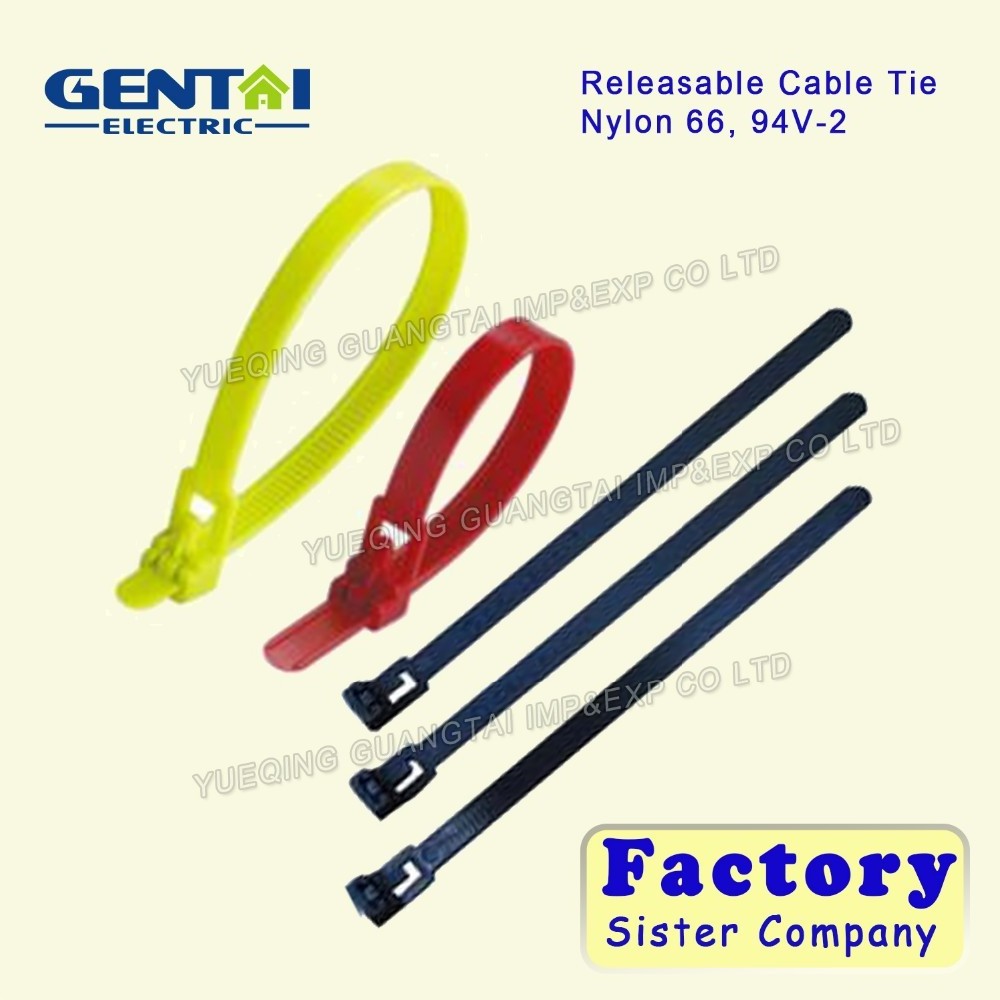 Good Quality Weather Resistant 94v-2 nylon PA66 push mount cable tie