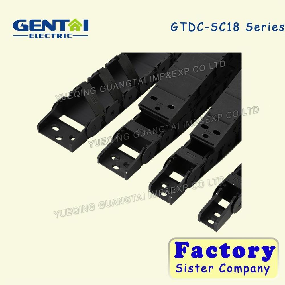 High Quality 18*25mm Protective Nylon Semi-Enclosed Open Inside Type cable carrier Towline Drag Chain