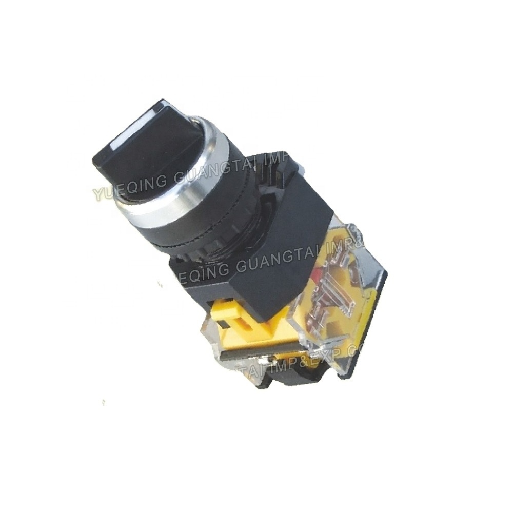 High Quality Universal LA38 NC NO selector two three positions handle rotary changeover cam switch