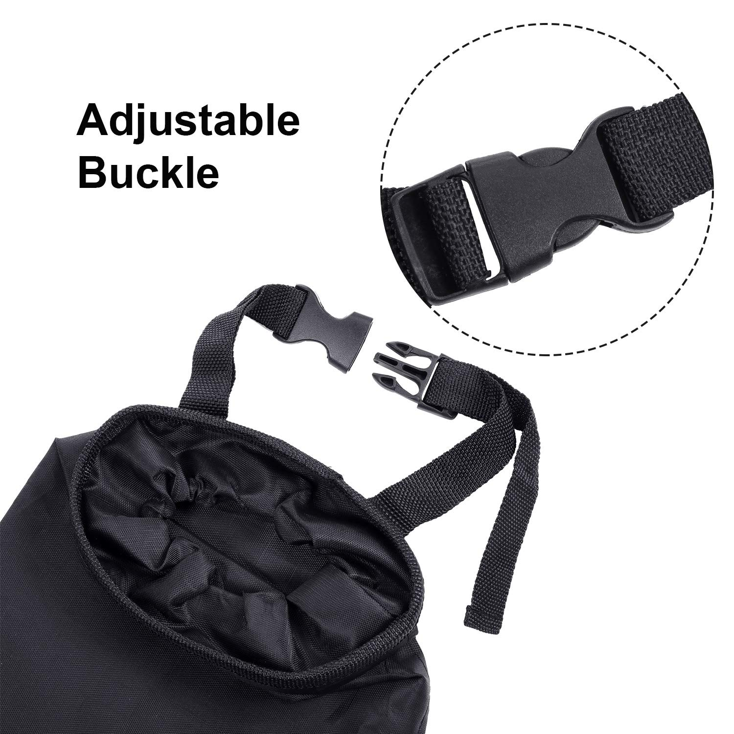 Waterproof Washable Car Back Seat Organizer Umbrella Holder Garbage Bag Trash Can Trash Bin Bag for Car