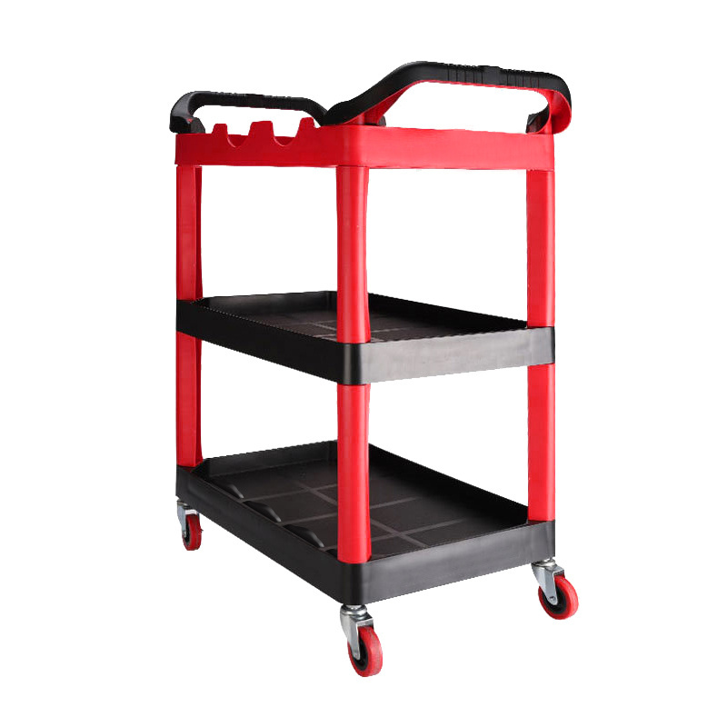 Car detailing tool multi-purpose plastic cart trolley cleaning cart beauty of car wash