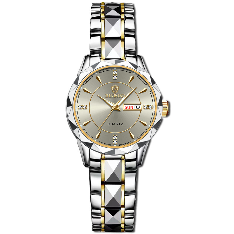 High Quality Waterproof Men Women Stainless Steel Wrist Quartz Watch For Men