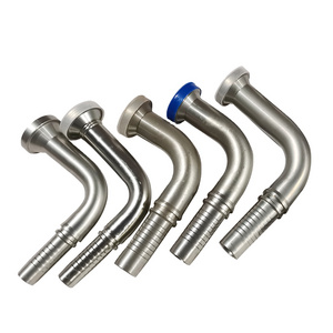 304 Stainless Steel High-pressure Hydraulic Hose Fittings Heavy-duty Hydraulic Hose Fittings for Industrial Machinery