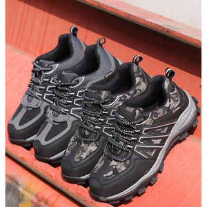 New trend mountaineering shoes anti-smash, anti-puncture, MD sole labor protection shoes for men outdoor climbing shoes