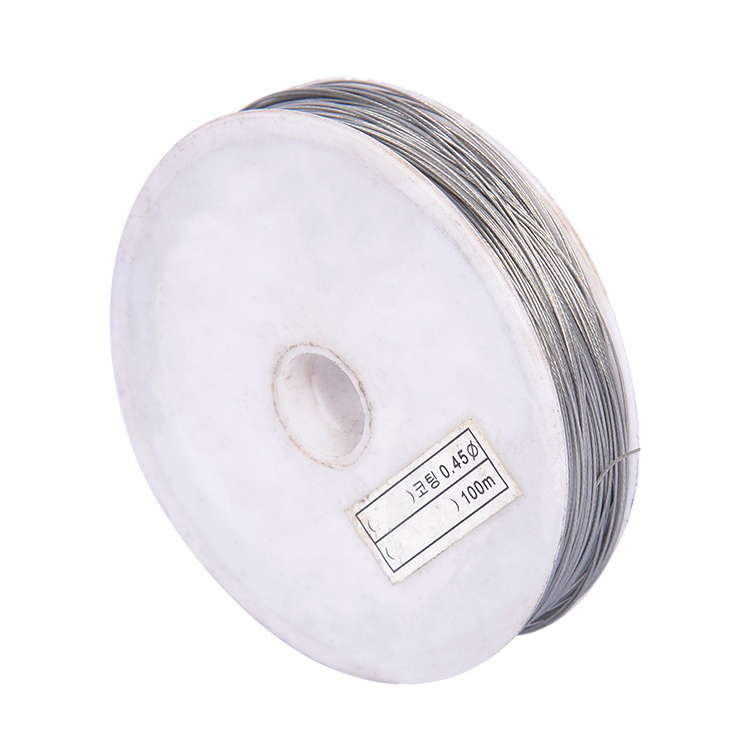 stainless steel strand fine wire 304 rope wire for fishing