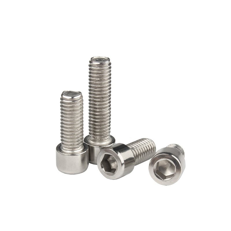 china factory customized 304 316 stainless steel hexagon socket allen head cap machine screw