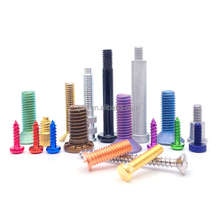 Professional Custom Screw Factory OEM ODM Design Brass Aluminum Titanium Anodized Stainless Steel Bolt Screws