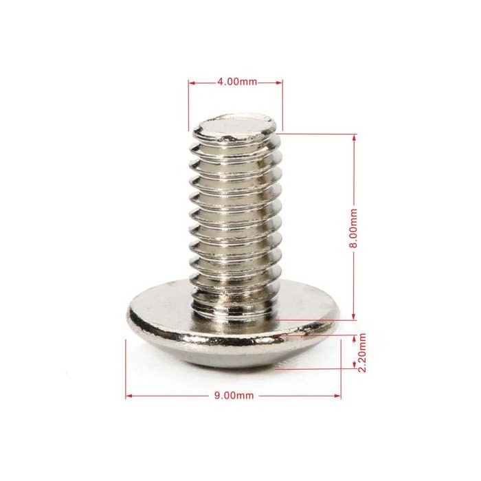 Stock A2-70 304 Stainless Steel M3 M4 M5 M6 Phillips Mushroom Umbrella DIN Truss Head Machine Screws