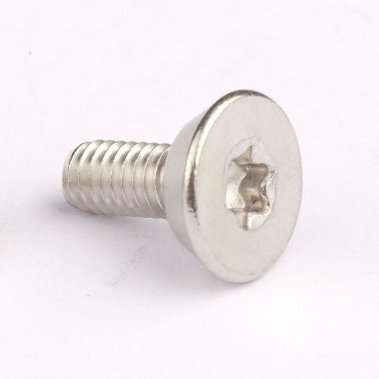 Torx Undercut Machine Screws 304 316 M2.5 M3 M5 M6 T5 T6 T9 T15 T20 T40 Stainless Steel Countersunk Flat Head Star Inch,metric