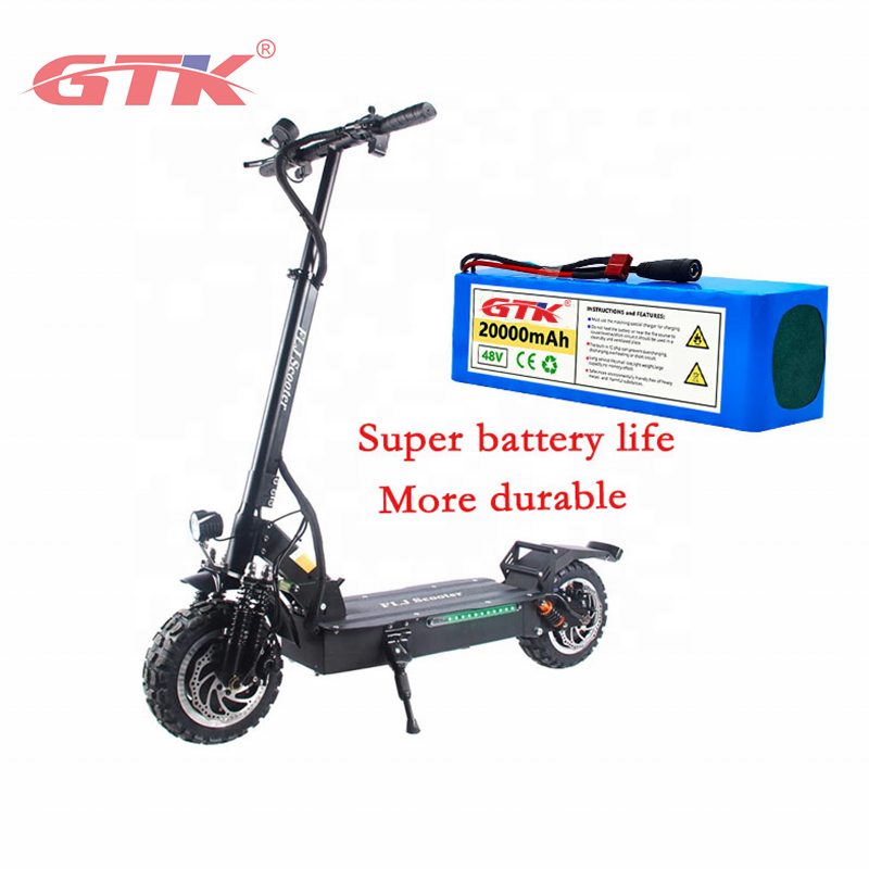 GTK 48V 20AH 18650 13S3P high power  portable and rechargeable high working density 800W electric bicycle battery  with BMS