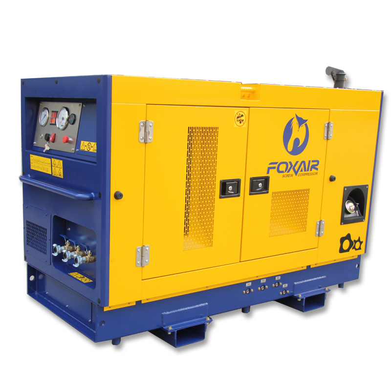 400 Cfm Combined Permanent Screw Ultra Quiet Multi Stage Compressor Air