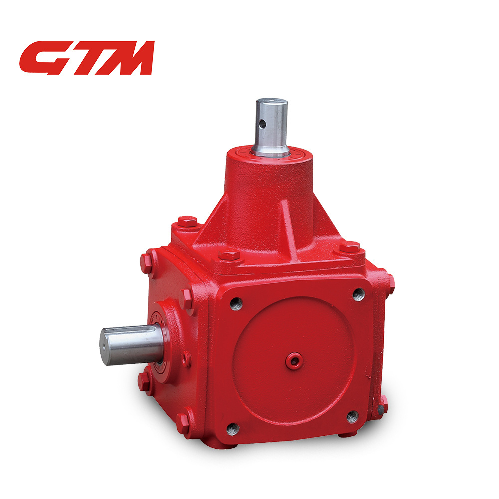 Hot Sale Agricultural 90 degree farm pto right angle gearbox for tractor slasher rotary tiller