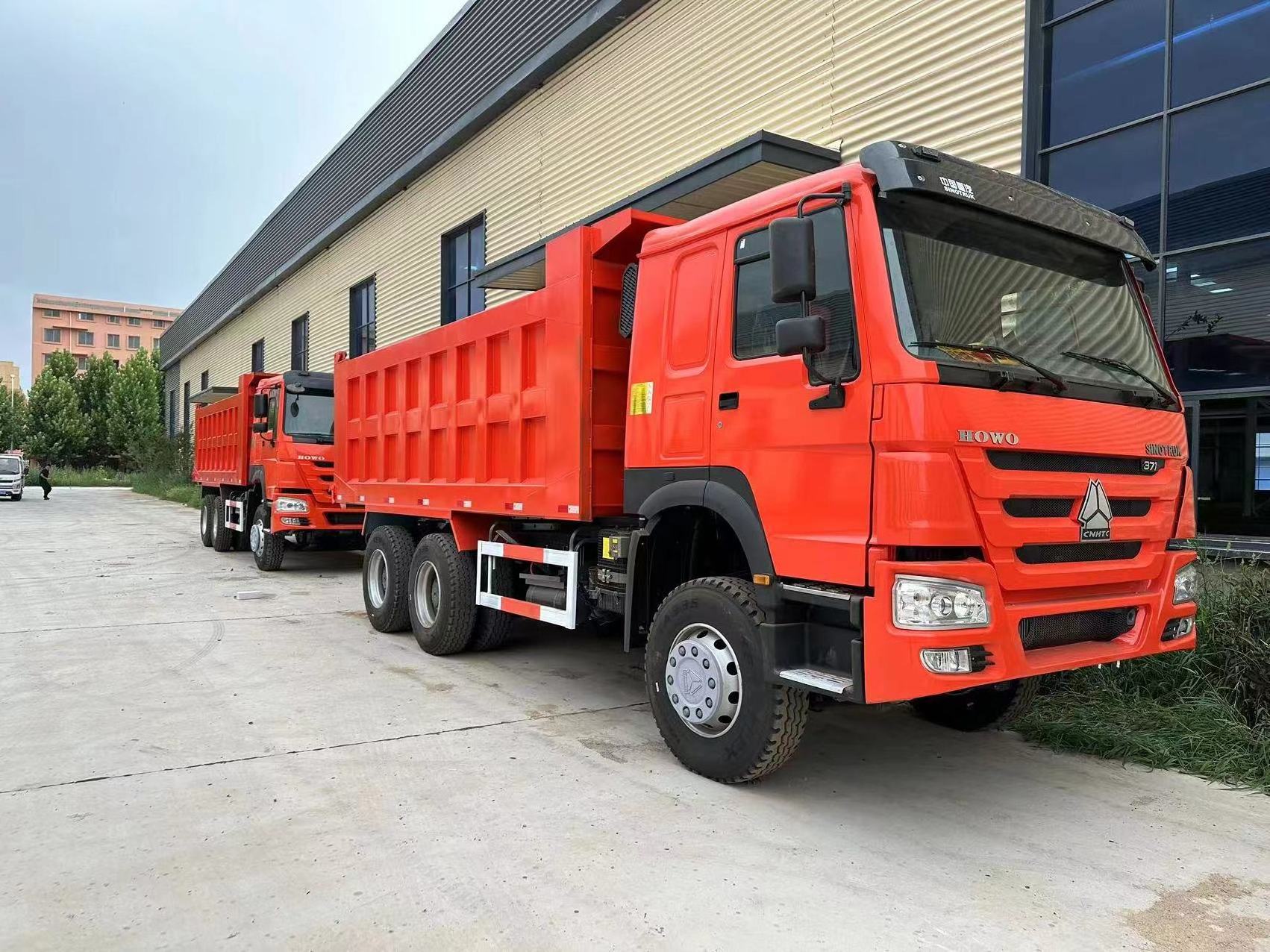 New arrival Used Howo dump truck 8x4 12 tires used Sinotruk Howo dump truck for sale