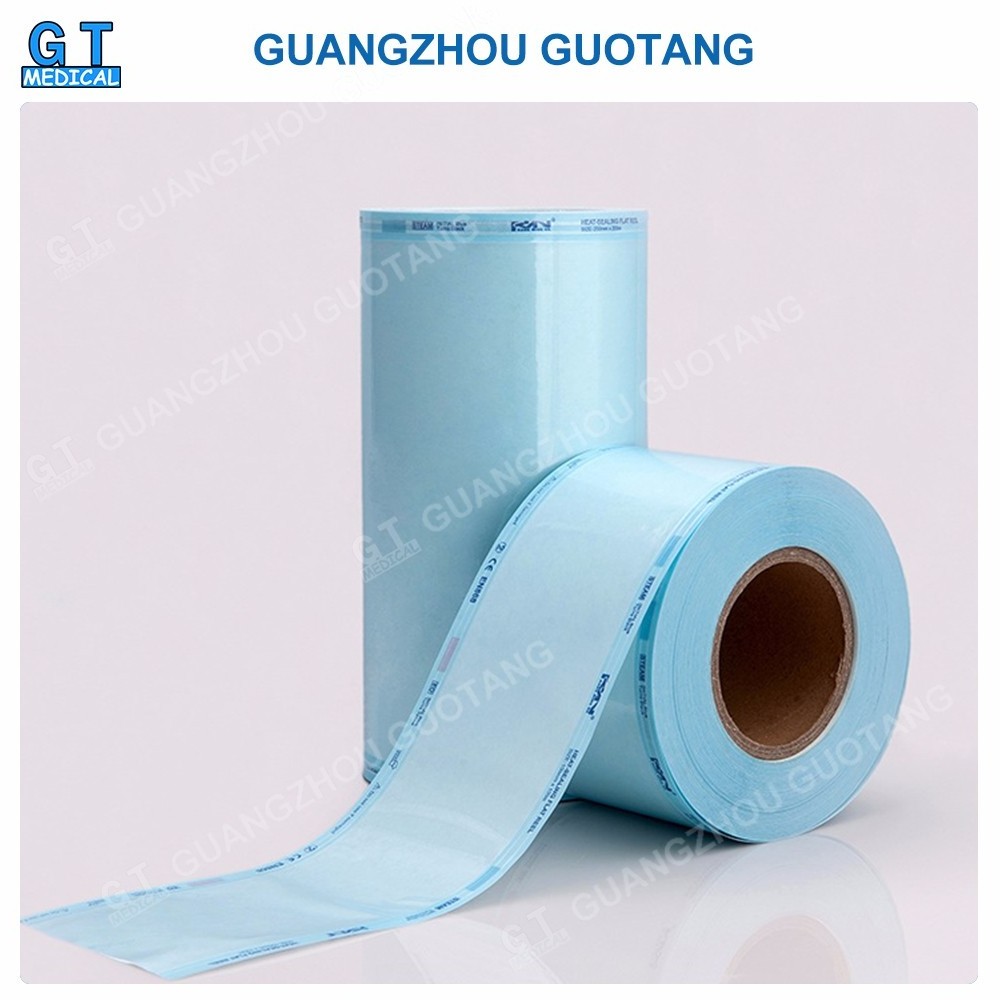 Heat Sealing Medical Flat Bag Sterilization Pouches Roll