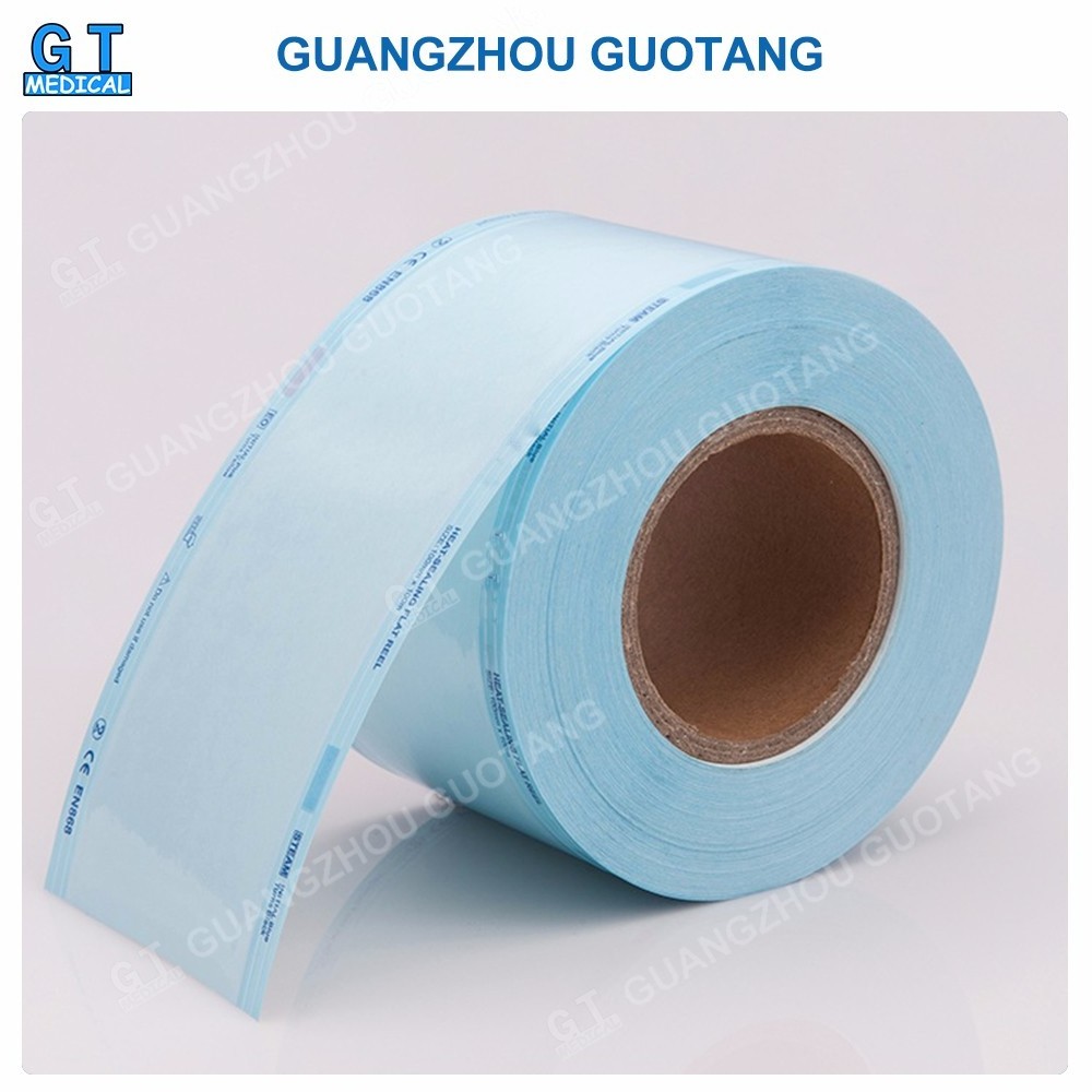 Heat Sealing Medical Flat Bag Sterilization Pouches Roll