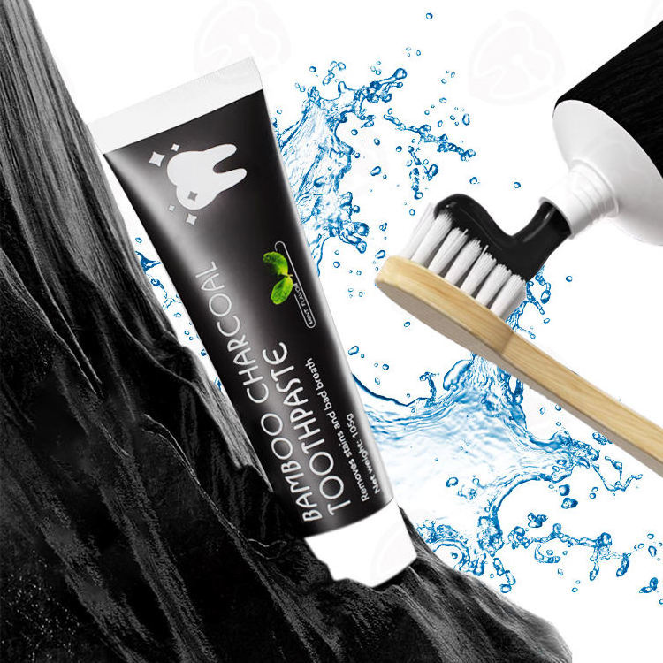 Private Label Toothpaste Bamboo Charcoal Removes Stains Bad Breath Organic Activated Charcoal Toothpaste For Teeth Whitening