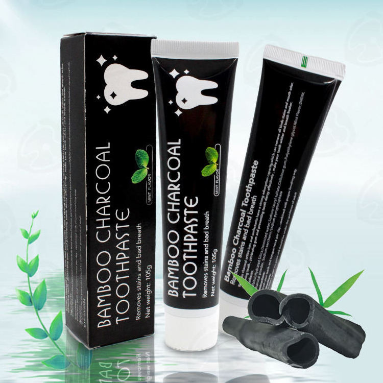 Private Label Toothpaste Bamboo Charcoal Removes Stains Bad Breath Organic Activated Charcoal Toothpaste For Teeth Whitening