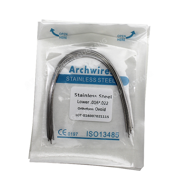 Dental Ni-Ti Niti Stainless Steel Orthodontic Archwire/Arch Wire