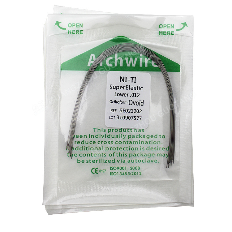 Dental Ni-Ti Niti Stainless Steel Orthodontic Archwire/Arch Wire