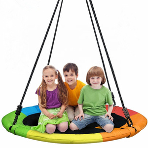 40'' Garden Outdoor Patio Round Nest Saucer Tree Swing  saucer swing