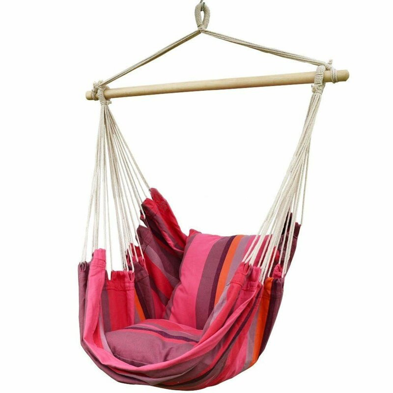 Macrame baby swing Portable Swing Hammock  Outdoor or Indoor Hanging Chair