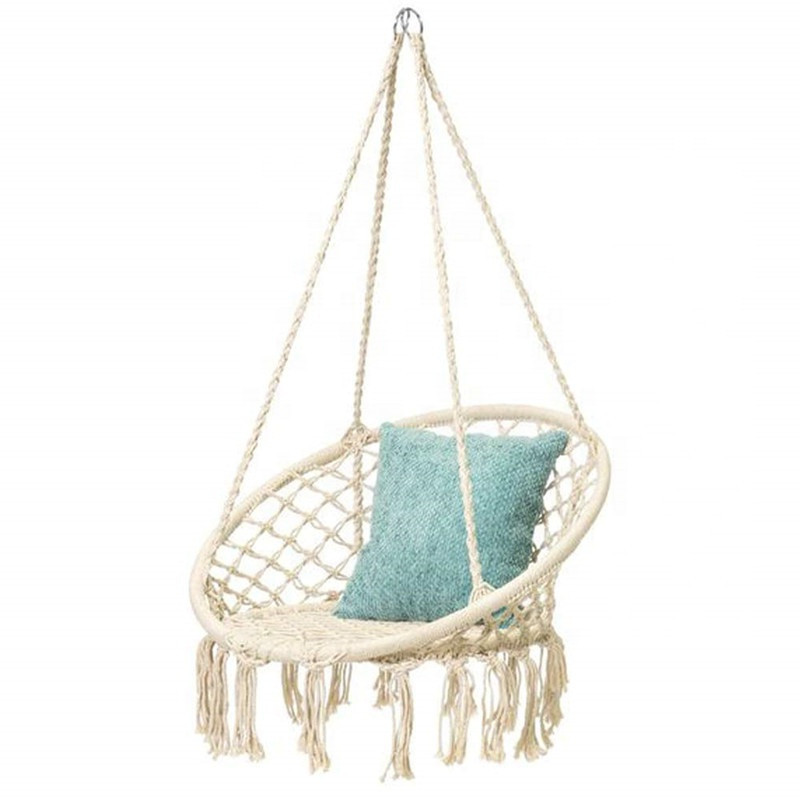 Boho Hanging Chair Indoor Ceiling Swing Chair For Bedroom