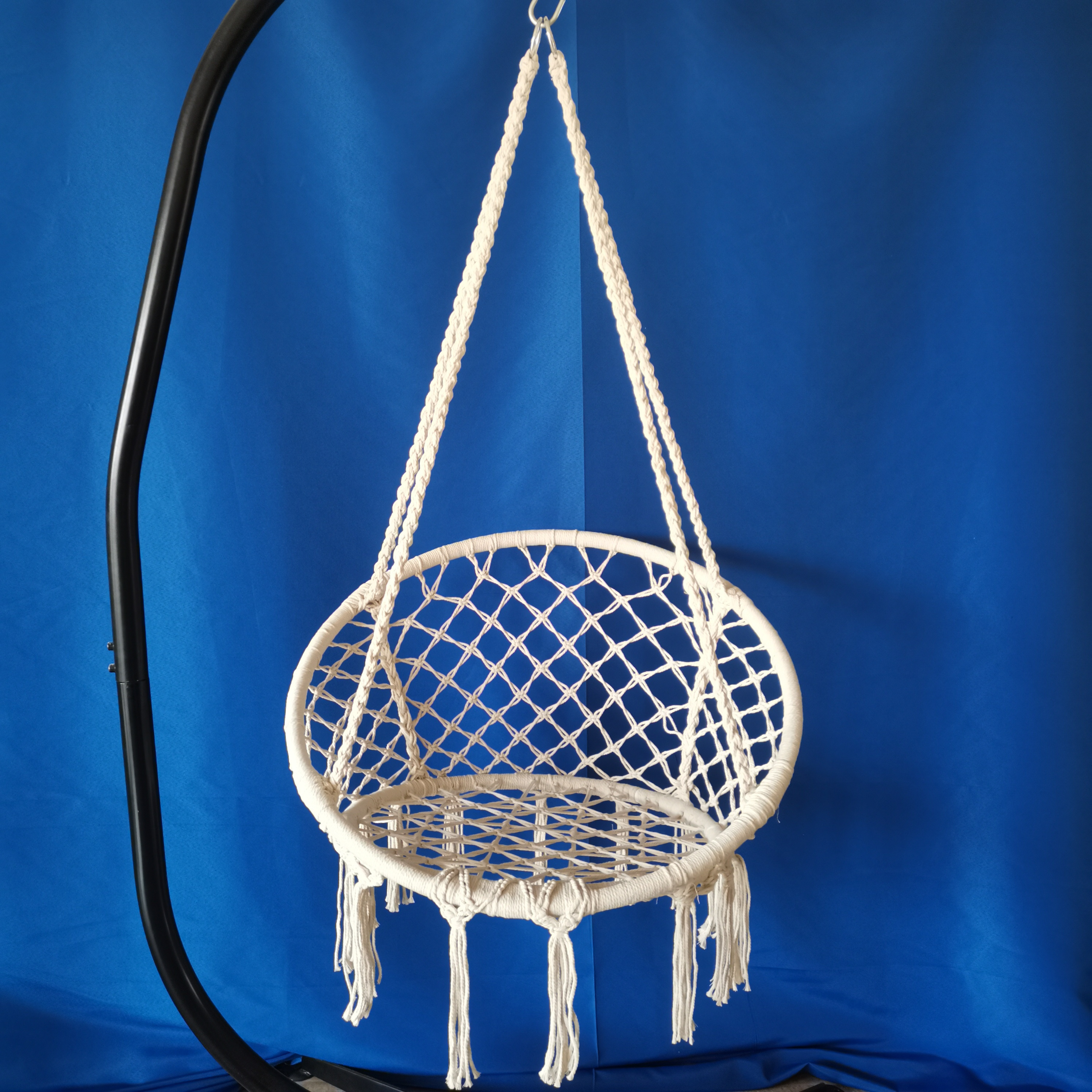 Wholesale Folding Hanging Chair Swing Outdoor Foldable Macrame Swing Chair for Camping