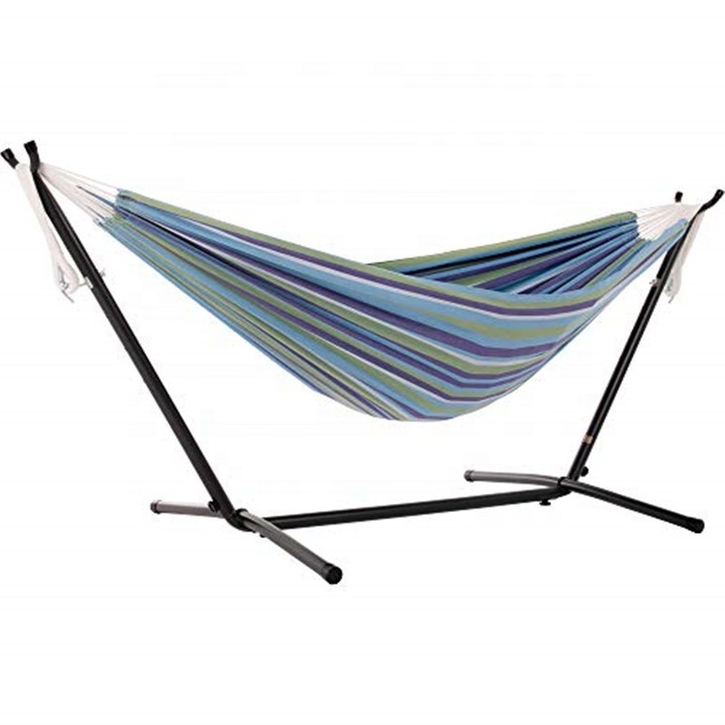 Camping Portable 2 Person Brazilian-Style Hammock with Stand