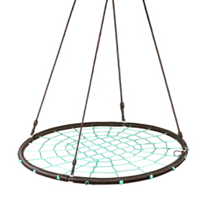 Outdoor disk swing parent-child indoor and outdoor swing bird nest rope net swing 100*160cm 25*T1.0mm