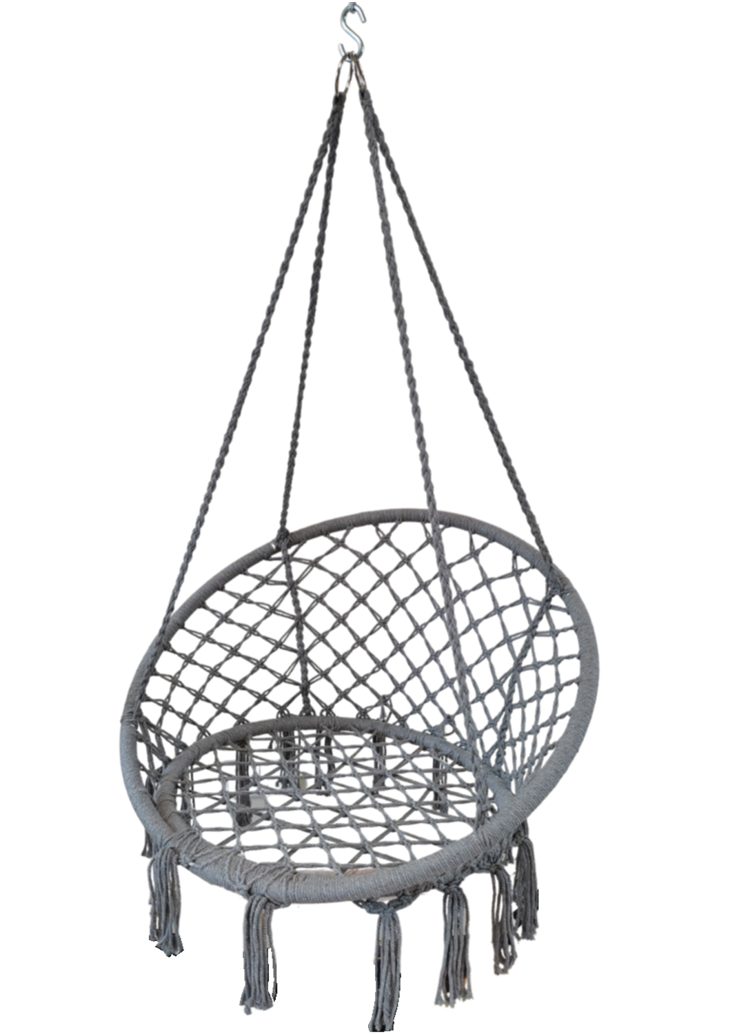 Hanging chair outdoor furniture patio swings Hanging chair outdoor garden macrame swing chair