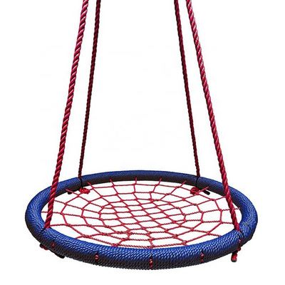 40" Saucer Tree Swing Kids Outdoor Disc Round Swing Saucer Web Circle Swing