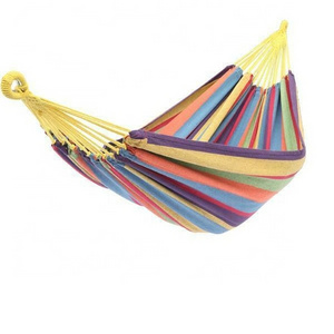 Fast Delivery Portable Customized Pattern Printing Hammock Light Weight Single Camping Hammock Accessories Outdoor Fabric