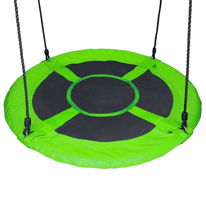 Outdoor Round Flying Saucer Tree Nest Swing for Kids