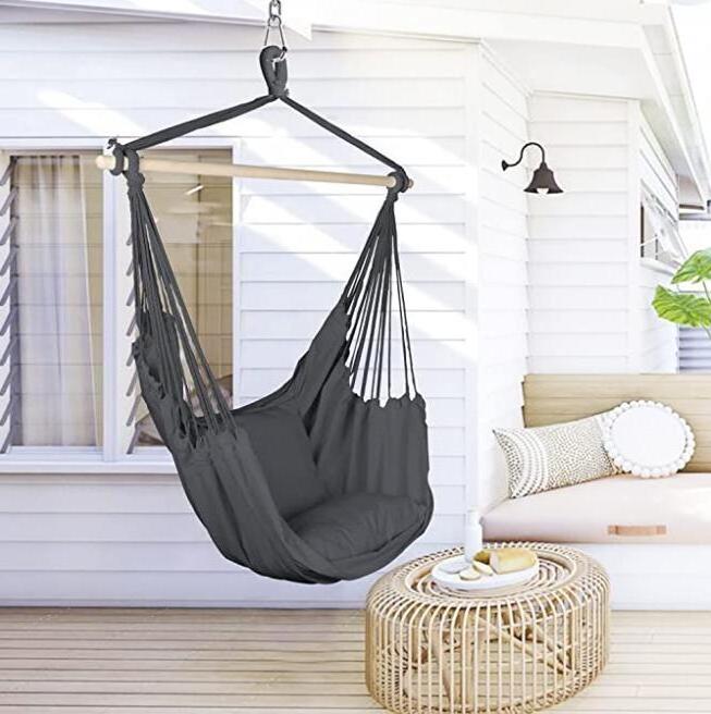 Large Brazilian Cotton Weave Hanging Hammock Chair for Yard/Bedroom/Porch/Indoor/Outdoor