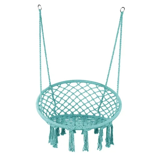 Hanging Hammock Chair Outdoor Patio Swings For Garden macrame swing chair