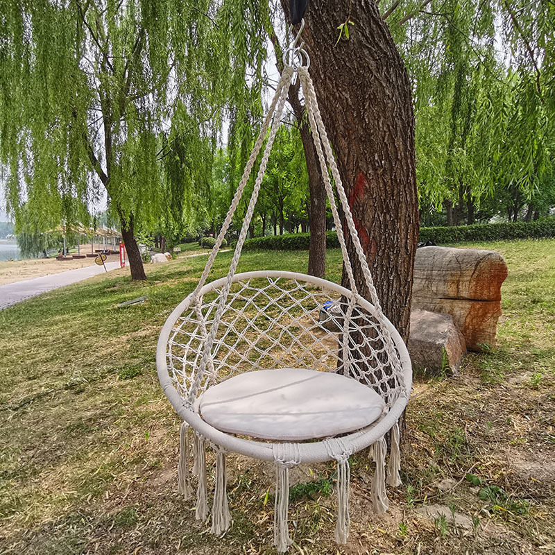 Garden Patio Hanging Swing Chair Indoor Outdoor macrame swing chair indoor outdoor chair