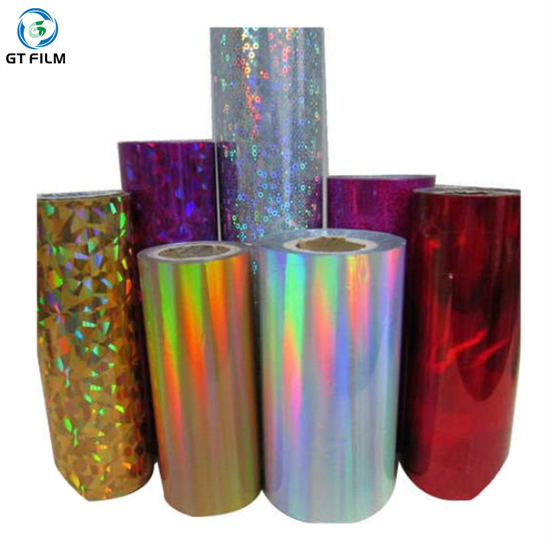 Competitive Price Holographic Overlay Film  Transparent Holographic Lamination BOPP/PET/PVC