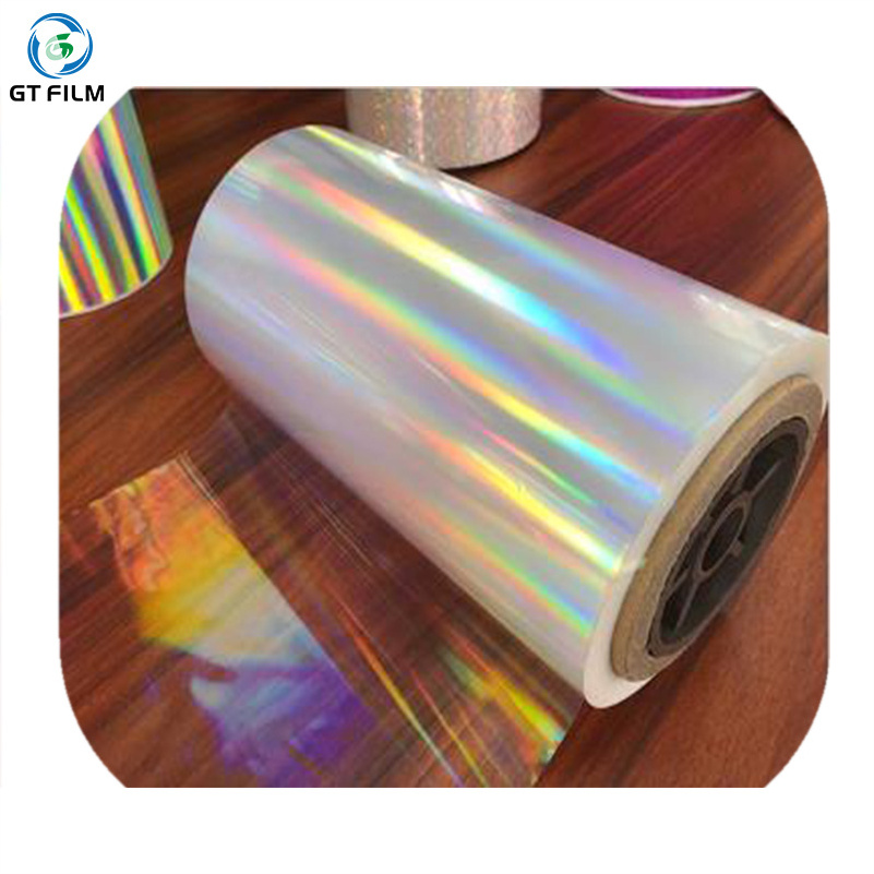 Competitive Price Holographic Overlay Film  Transparent Holographic Lamination BOPP/PET/PVC