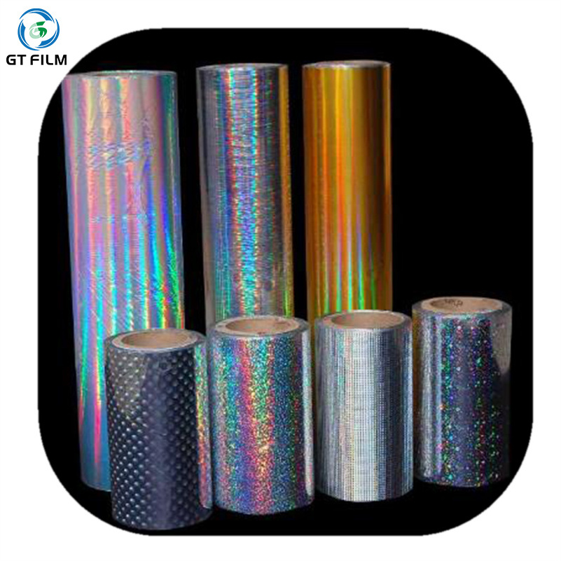 Competitive Price Holographic Overlay Film  Transparent Holographic Lamination BOPP/PET/PVC